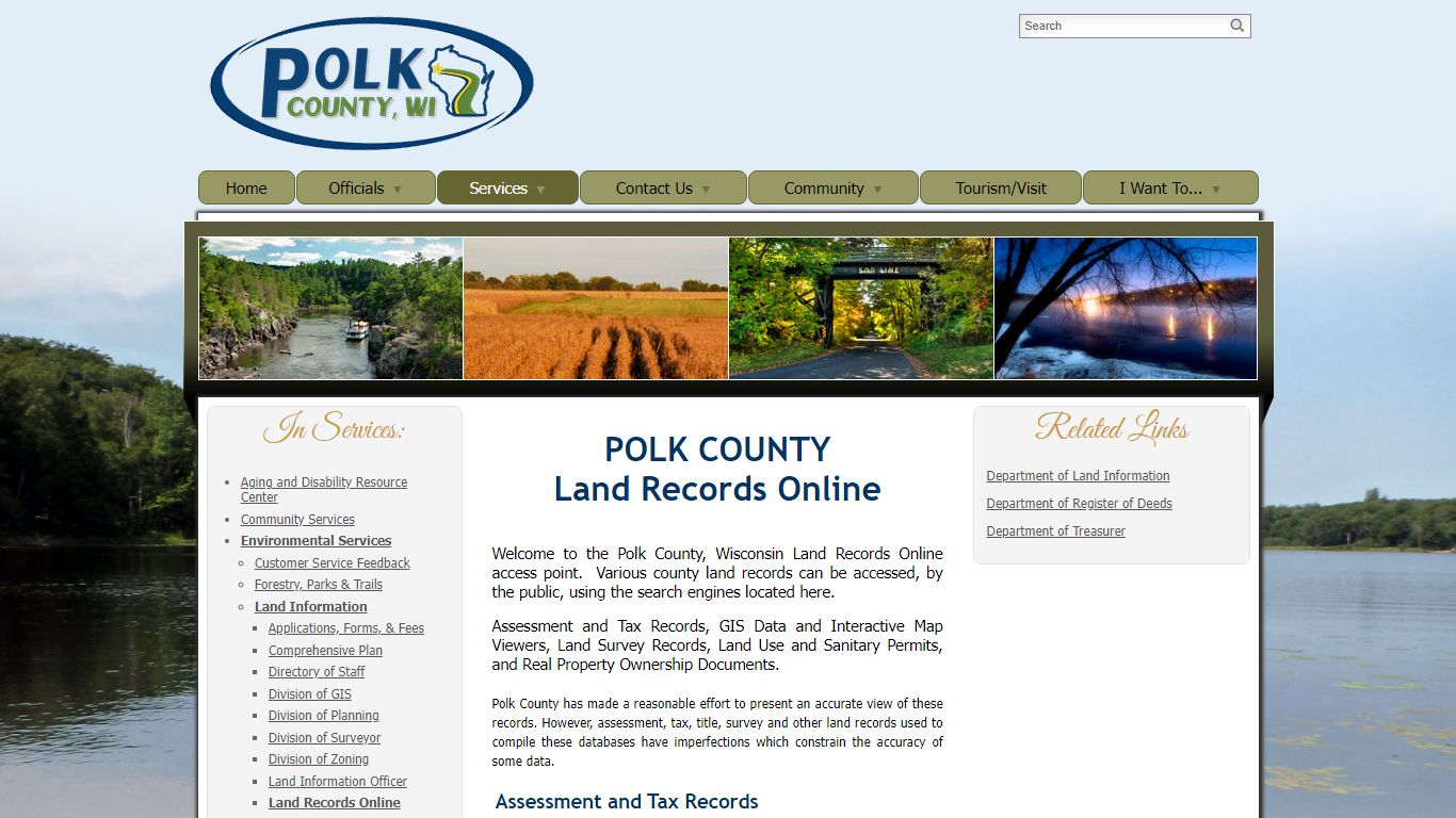 Land Records Online - Polk County, Wisconsin